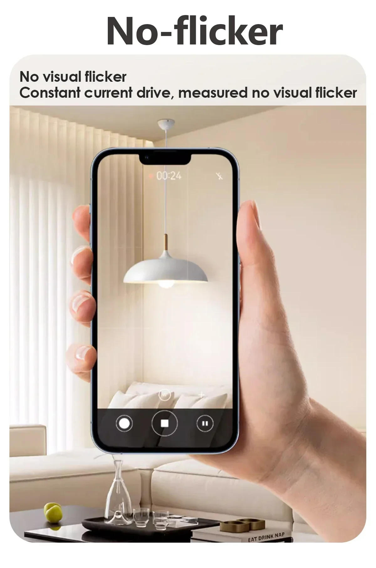 Description Picture 6 of item30pcs Energy Saving GU10 Spot Lampara No Flicker GU10 Base 9W 8W 7W 6W AC 110V 220V Warm Naturelight Suitable for Home Derection