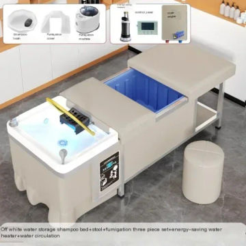 Water Tank Hair Washing Bed Portable Luxury Head Spa Stylist Shampoo Chair Salon Silla Peluqueria Salon Furniture MQ50SC
