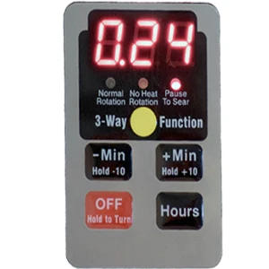 Description Picture 5 of itemShowtime Large Capacity Rotisserie & BBQ Oven Platinum Edition, Digital Controls, Perfect Preset Rotation Speed, Self-Basting, A