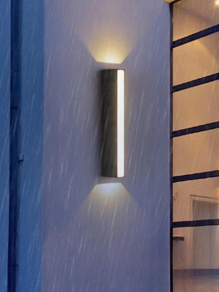 Description Picture 3 of itemLED Wall Lamp Strip Outdoor Waterproof IP65 Three Sides Illuminat Villa Gate Exterior Wall Decor Modern Hang Wall Lighting Light