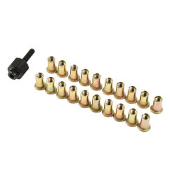 Business Hand Rivet Nut Head Nut Head Aluminum Nut Set With M6/M8/M10 Tool 21PCS Belt Business Equipment Equipment