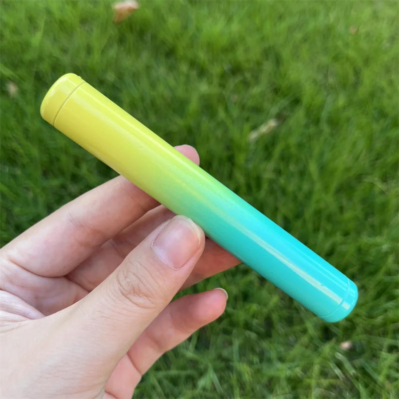 Description Picture 4 of itemNew Colorful Storage Tube Holder Aluminum Alloy Storage Tube Cigar Tube Moisture-proof Anti-fall Sealed Tube Smoke Accessories