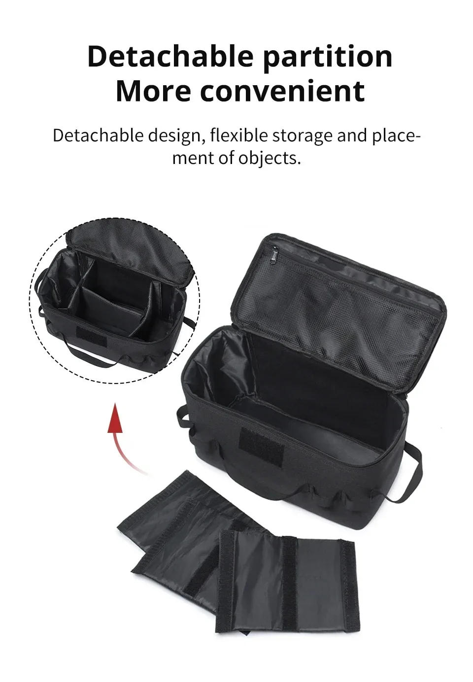 Description Picture 5 of itemOutdoor Large Capacity Camping Gas Tank Storage Bag Ground Nail Tool Bag Gas Canister Picnic Cookware Utensils Kit Bag