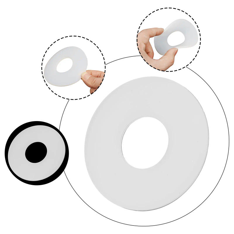 Description Picture 5 of item1PCS Transparent Sealing Washer Silicone Valve Washer Seal Diaphragm For CW844RB CW854RB Toilet Tank Replacement 3inches