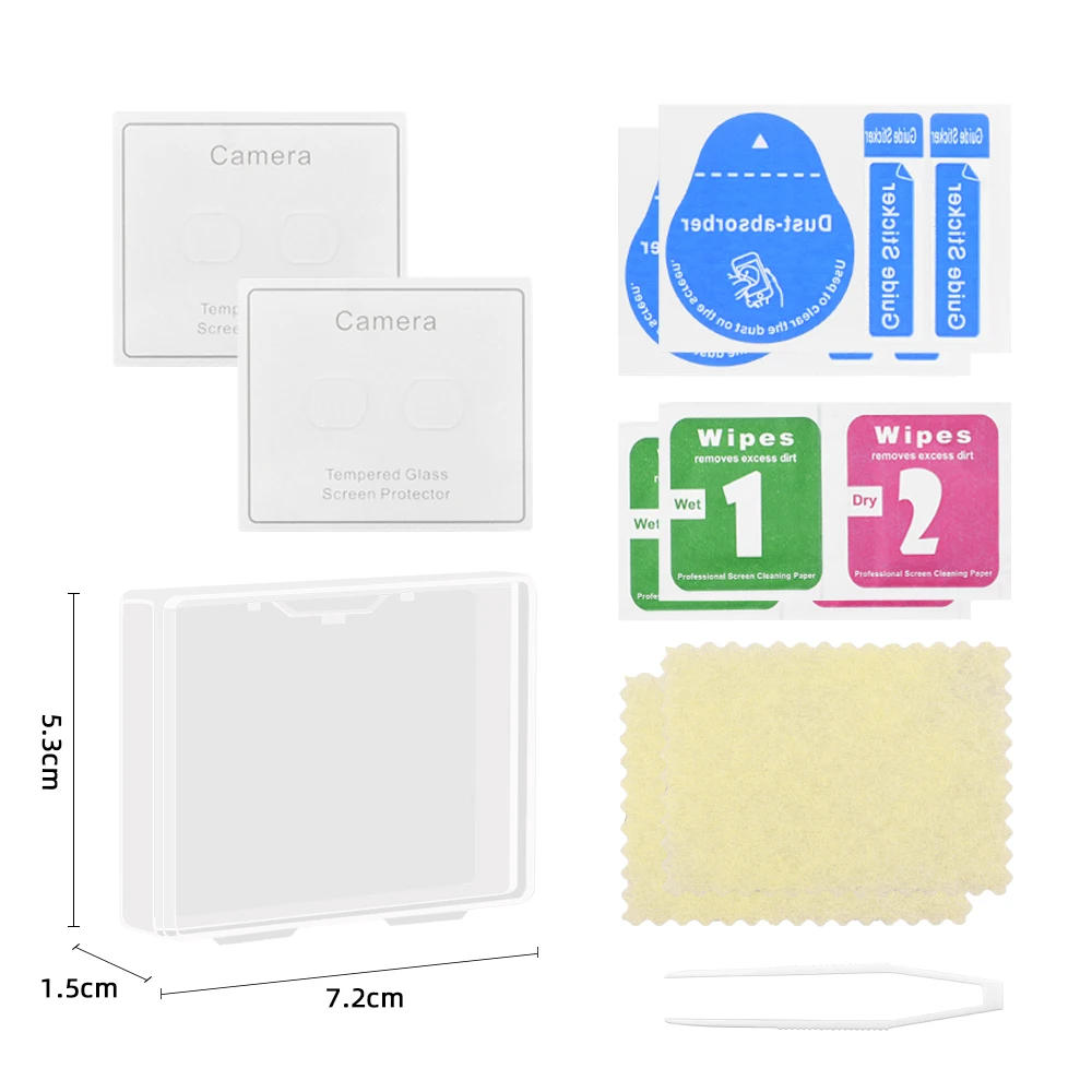 Description Picture 5 of item9H Tempered Glass film for DJI Mini 3/Mini 3 Pro Explosion-Proof Camera Lens Protector Skin Drone Accessories