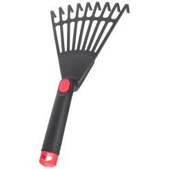 Garden Grass Leaf Rake Plastic Rake Gardening Rake Tool with Handle Lawn Leveling Professional Hand Tool Products