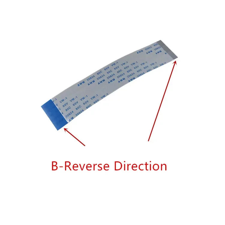 Description Picture 6 of itemFPC FFC 600/800mm/1500mm AWM 20624 80C 60V VW-1 Flexible Flat Cable A/B Type Ribbon Wire 4P/6/8/10/12/14/16/20/26/30/40/50/60Pin