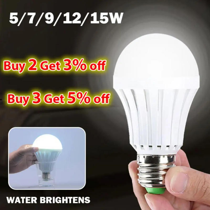 Description Picture 5 of itemRechargeable Emergency Led Light Bulb 9/12/15w Light Bulb Water Portable Spotlights The Smart Emergency Bulb Rechargeable Light