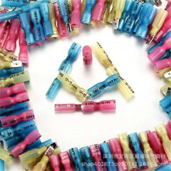 220PCS Waterproof Insulated Butt Wire Connector Heat Shrink Crimp Terminals Kit Male Female Electrical Cable Spade Terminal