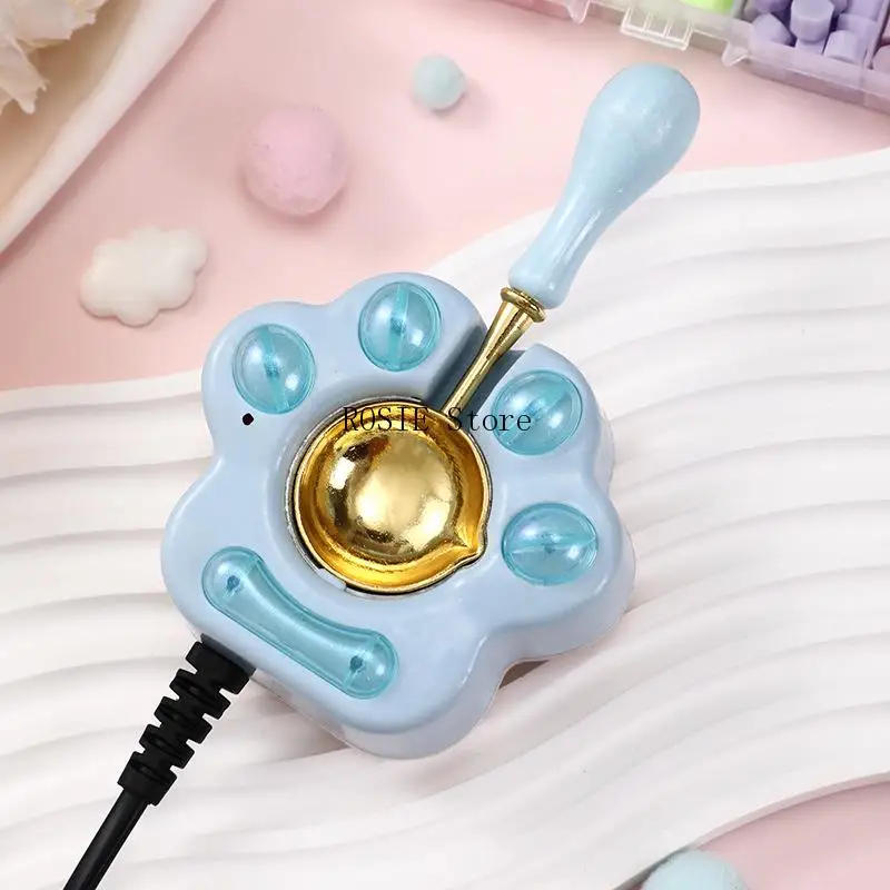 Description Picture 4 of itemStove/Spoon Stamp Set Lacquered Stamp Sealing Wax Kit DIY Craft Supplies Scrapbooking Christmas Wedding Invitation Decoration