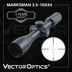 Vector Optics Marksman 3.5-10x44 SFP Hunting Rifle Scope Tactical Riflescope Turret Lock Fit Airgun & Real Firearms .308win