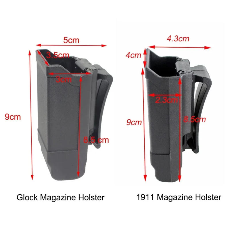 Description Picture 3 of itemHunting Gear Magazine Box Glock 17 19 HK USP Sig P226 9mm Magazine Quick Draw Holster Gun Accessories