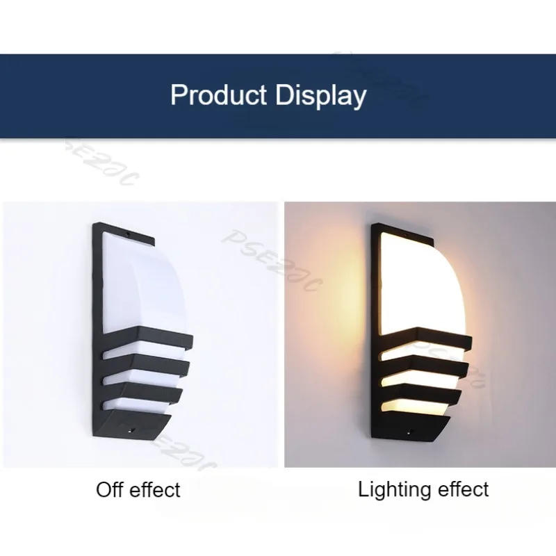 Description Picture 4 of itemLED Outdoor Wall Light Waterproof Radar Motion Sensor Outdoor Wall Lamp Porch Light Exterior Light Outdoor Lighting