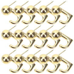 30 Pcs Metal Hook Nail Easels Picture Hangers for Frames Thumbtack Push Pin Concrete Wall Zinc Alloy Decorative Nails Hanging