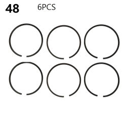 6Pcs Air-Compressor Piston-Ring Kit Oil Ring Air Pump Accessories Metal Pneumatic-Parts Piston Ring 48mm 50mm 51mm 55mm