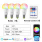 4PCS Smart RGB Bulb