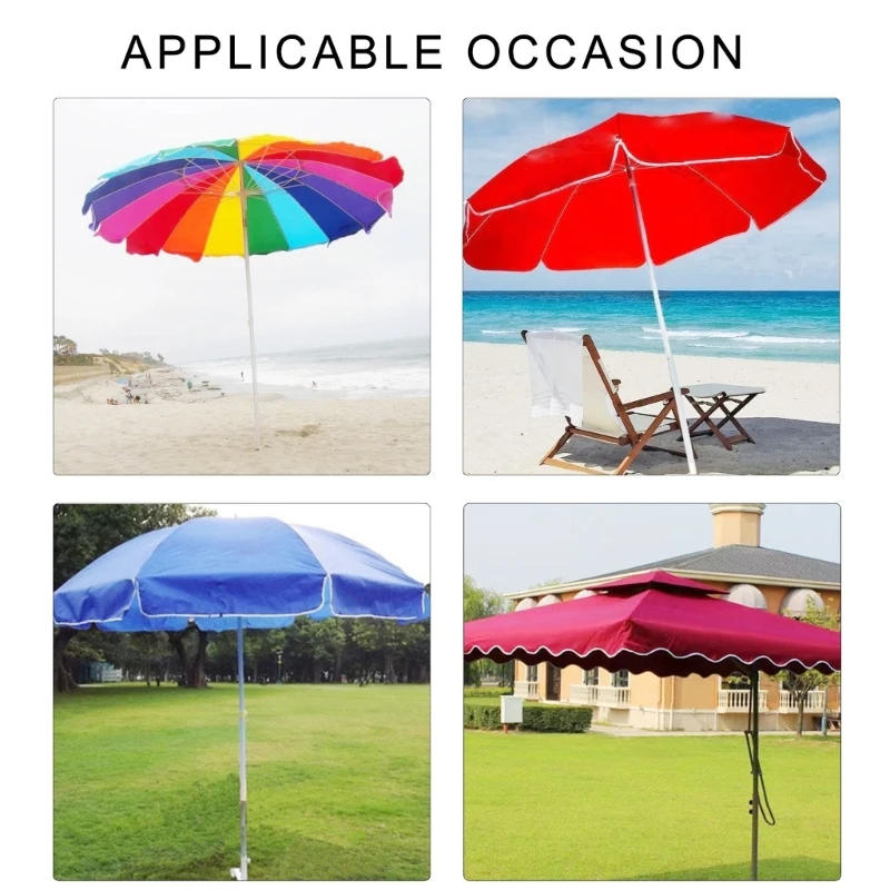 Description Picture 5 of itemBeach Umbrella Sand Anchors Portable Umbrella Anchors Base Metal Ground Screw