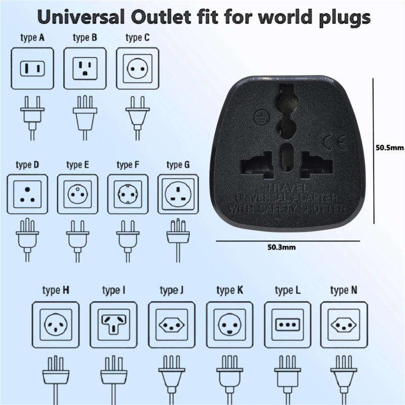 Description Picture 3 of itemHigh Quality Universal UK/US/EU/AU to Italy Italian 3pin Travel Plug One split two Converter Adapter Type L Plug Adaptor Convert