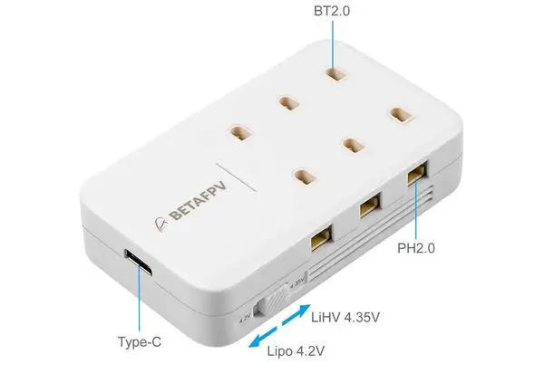 Description Picture 3 of itemBETAFPV 6 Ports 1S Battery Charger Adapter For FPV Racing Drone Battery Accessories Fast Charing Adapter For Whoop Quadcopter