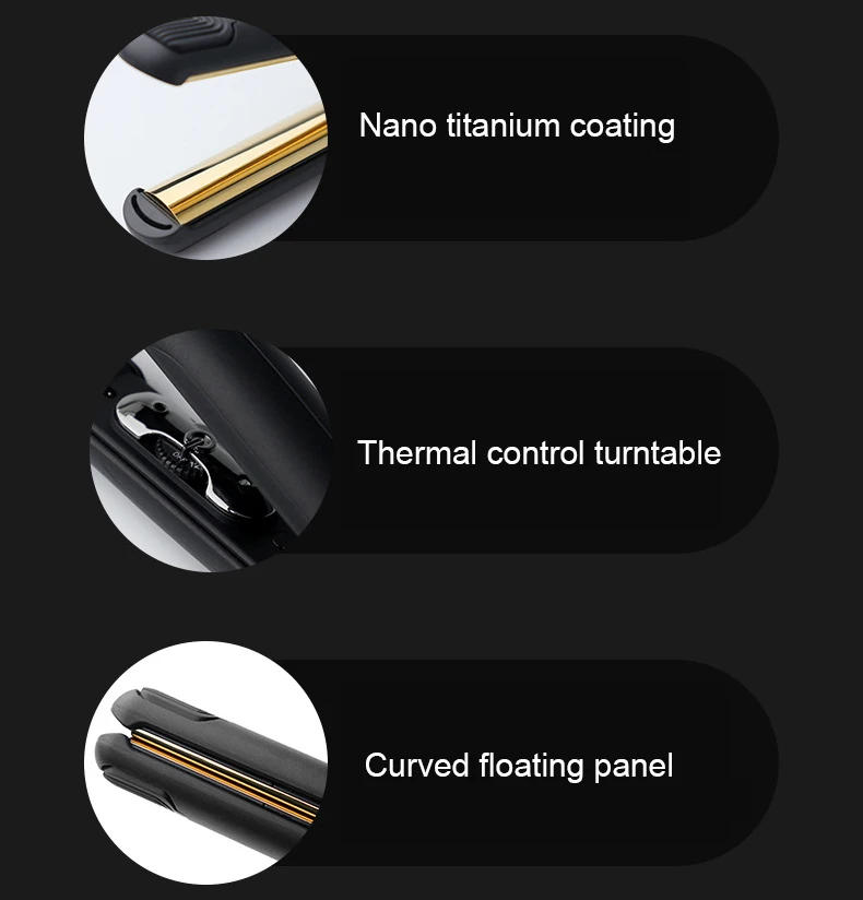 Description Picture 3 of itemCustom OEM Max Hair Irons Super Wide Titanium Plate Flat Iron Professional Wholesale Hair Straightener