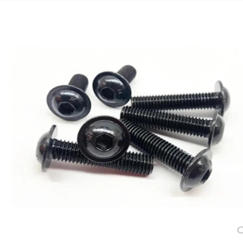 Description Picture 5 of itemM3 M4 M5 M6 M8 M10 ISO7380.2 Grade 10.9 black Flange  Button Head screw With Washer Collar Inner Hex Socket Allen Screws Bolt