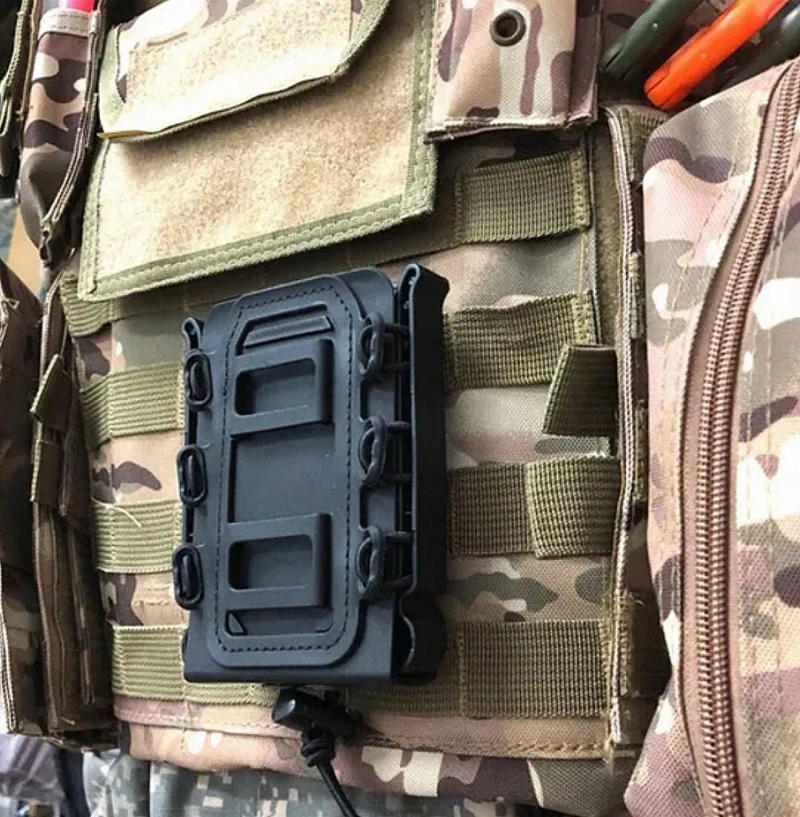Description Picture 4 of itemMolle Scorpion Quick Magazine Pouch for AK 74/47 AR M4 5.56/7.62 9mm Rifle Magazine Holster Gun Hunting Airgun Accessories
