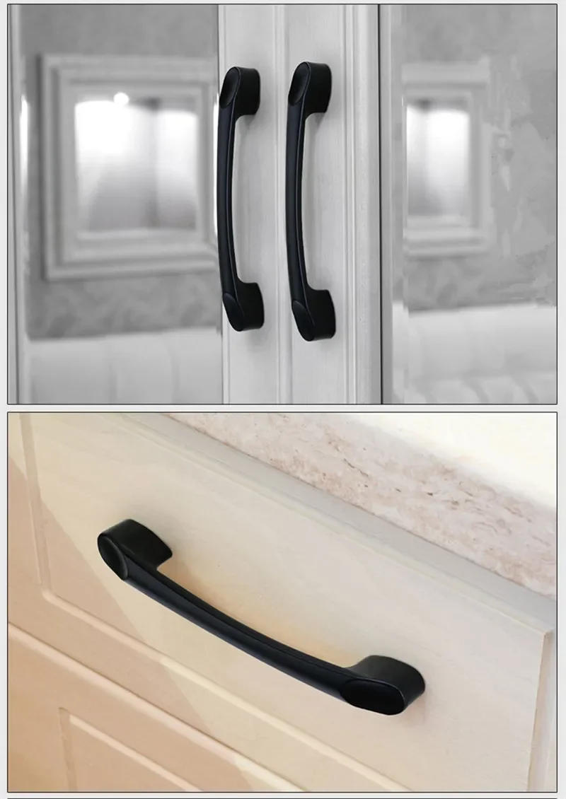 Description Picture 6 of itemBlack Handles for Furniture Cabinet Knobs and Kitchen Drawer Pulls Cupboard