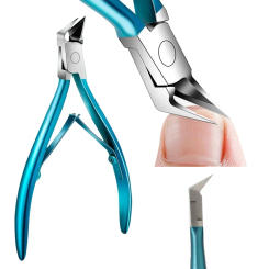 Nail Cutter Cuticle Nippers Profesional Ingrown Toenail Scissors Dead Skin Removal Nail Clipper Stainless Steel Pedicure Tool
