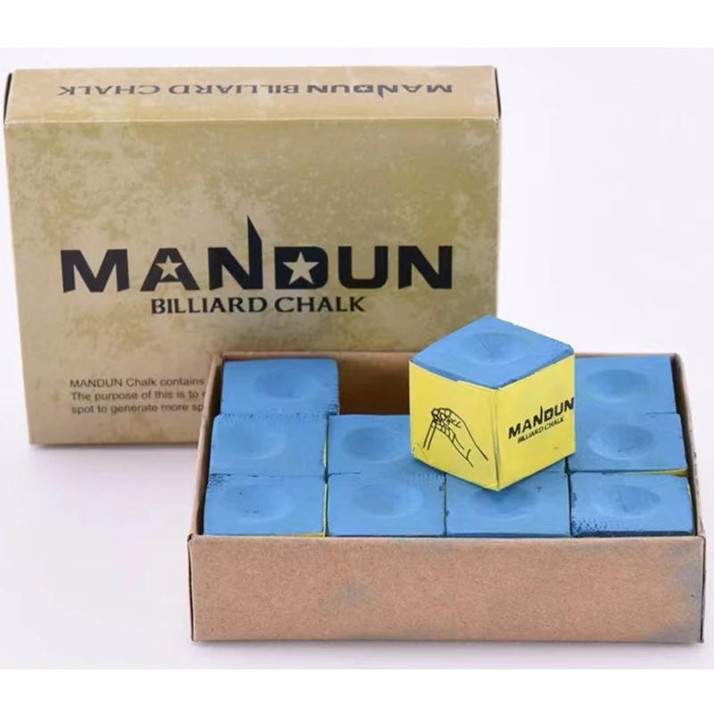 Description Picture 4 of itemBilliard Chalk for Snooker Pool Blue Chalks 12 Pcs/Box