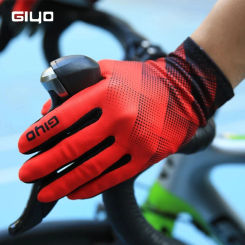 Giyo Winter Thermal Cycling Gloves Touch Screen Men Women MTB Bike Long Gloves 5-20℃ Autumn Sports Warm Mittens Non-slip