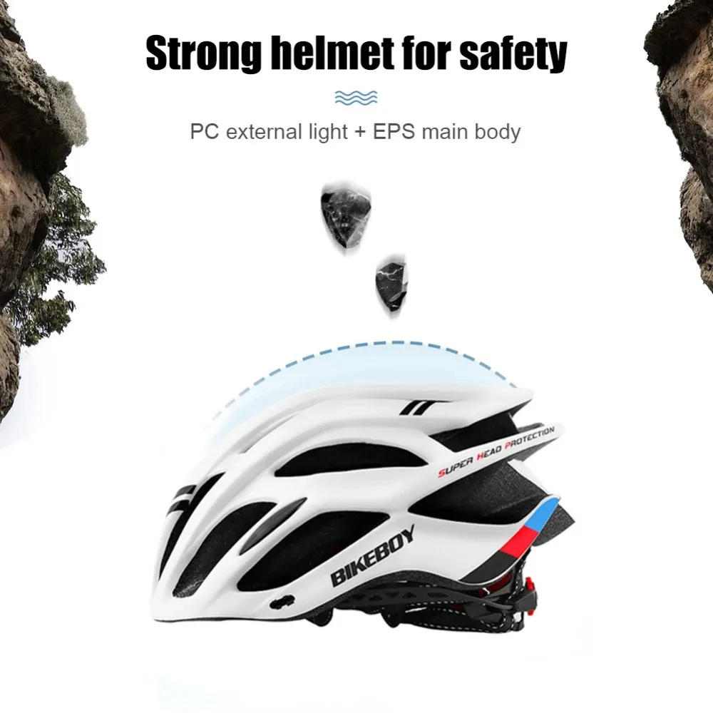 Description Picture 4 of itemBIKEBOY Road Bike Helmet Ultralight Cycling Helmet Cycling Safety Cap Bicycle Helmet for Outdoor Equipments&Cycling Sunglasses
