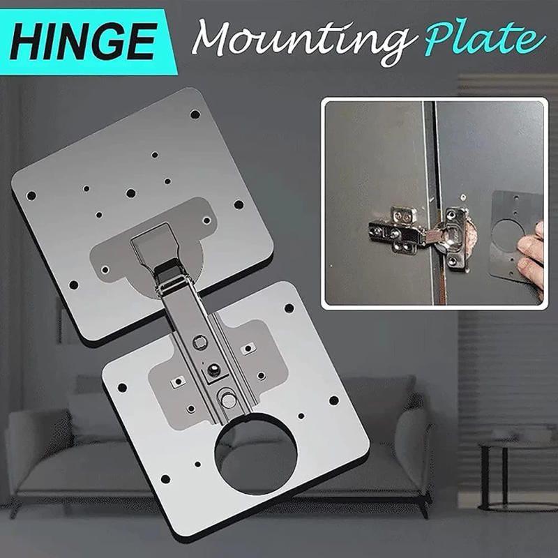 Description Picture 5 of itemHinge Repair Plate Cabinet Cupboard Furniture Drawer Window Repair Hardware