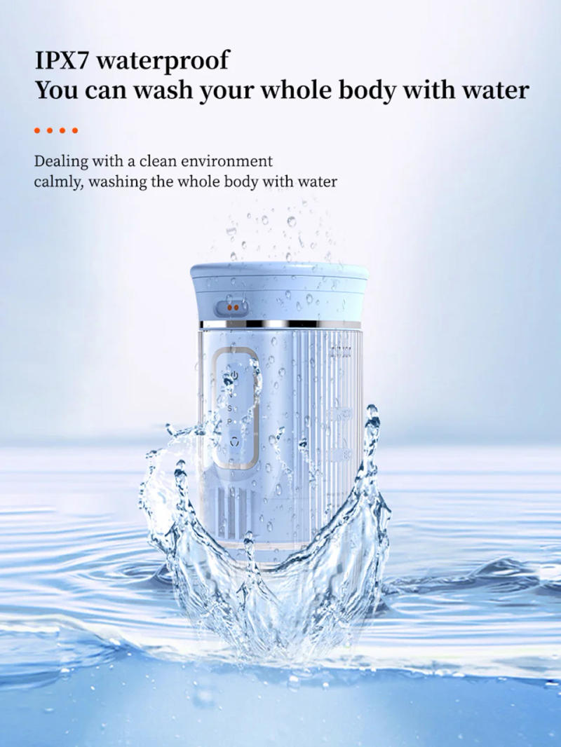 Description Picture 6 of itemBlue Light Water Flosser for Teeth Portable Oral Irrigator Dental USB Rechargeable Water Pick Flosser Visual Teeth Cleaning Tool