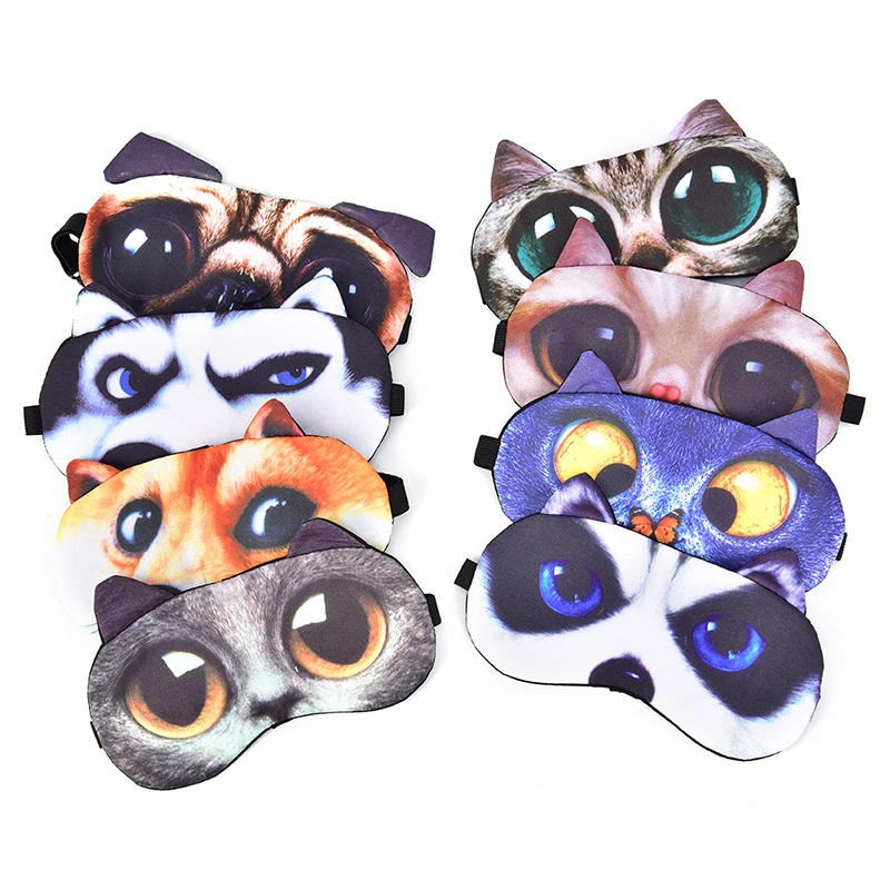 Description Picture 2 of itemEye Mask Eye Cover Natural Sleeping Eye Patch Cute Sleep Mask Women Men Eyepatch