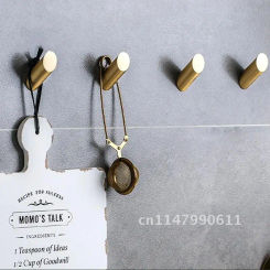 Wall Brass Hook For Bathroom Coat Hanging Towel Clothes Robe Keys Furniture Hardware