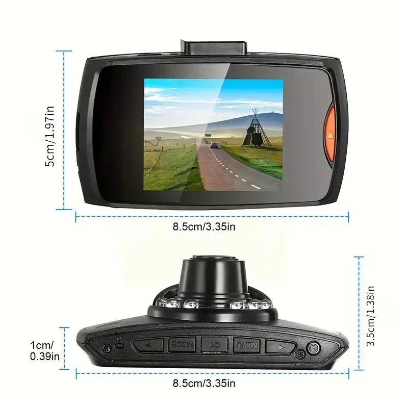 Description Picture 6 of itemCar DVR Dash Cam Full HD 1080P mirror monitor Driving Cycle Recording Night Vision Wide Angle Video Camera accessories for cars