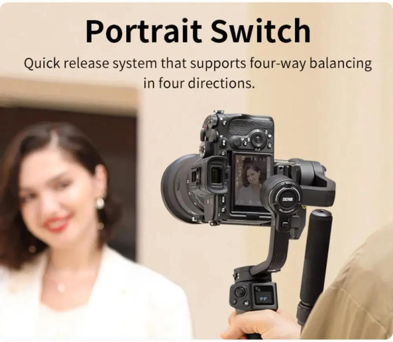 Description Picture 3 of itemZHIYUN Weebill 3S Camera Gimbal Stabilizer 3-Axis Handheld for DSLR Mirrorless Cameras for Sony Canon Panasonic Nikon