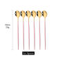 6Pcs Pink Gold