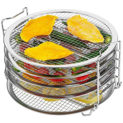 Dehydrator Rack, Rack For Ninja Foodi Accesories, Pressure Cooker And Air Fryer - Stainless Steel