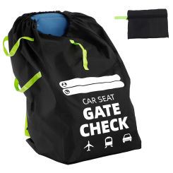 1PC Car Seat Travel Bag, Durable Waterproof Protector with Backpack Straps, Fits Most Infant Car Seats, Ideal for Airplane Trave
