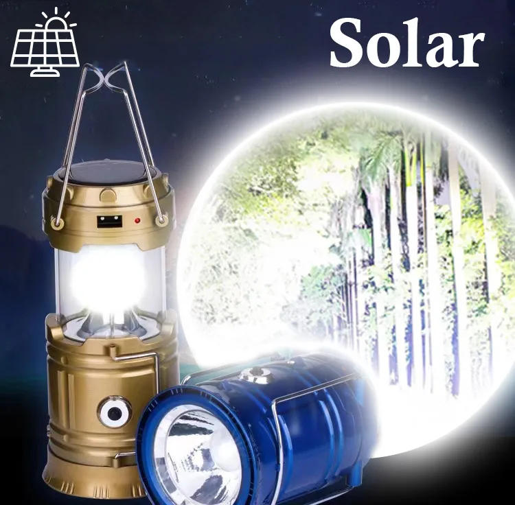 Description Picture 2 of itemSolar LED Portable Lantern Telescopic Torch Lamp Multi-function Outdoor Camping Emergency Tent Lamp Outdoor Lighting