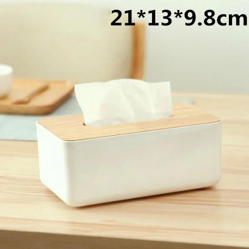Description Picture 5 of itemTissue Box Wooden Cover Toilet Paper Box Solid Wood Napkin Holder Case Simple Stylish Home Car Tissue Paper Dispenser