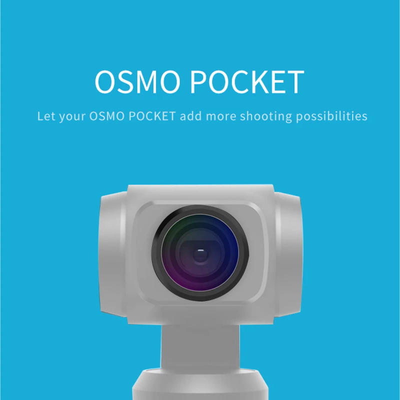 Description Picture 2 of item1.33x Video Camera Anamorphic Light Lens Magnetic Wide-Angle Lens Pro for DJI Osmo Pocket Cinema Vlog Handheld Gimbal Telephoto