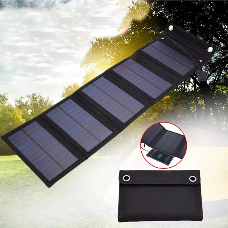 Description Picture 4 of itemSolar Cell 30W Photovoltaic Panels USB Charger System Battery V 5V Portable Flexible Foldable Energy Power Sunpower Camping Set