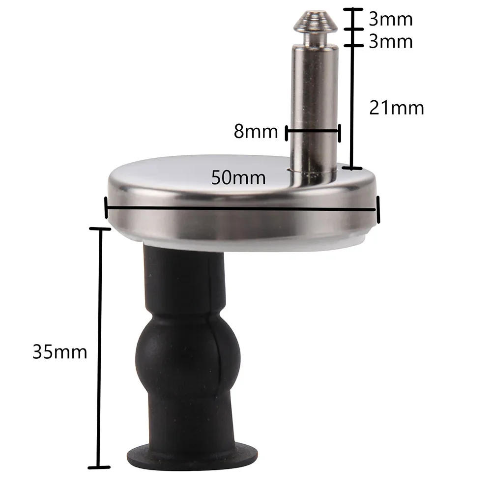 Description Picture 5 of itemToilet Lid Top Fixing Hinge Stainless Steel Universal Toilet Seat Hinge Soft Release Quick Release Replacement Parts
