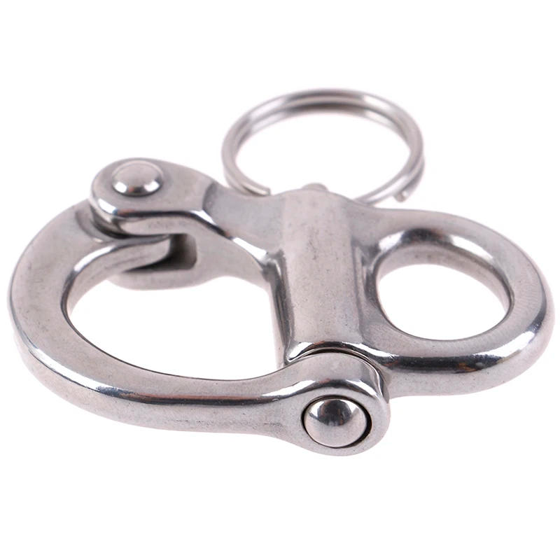 Description Picture 6 of item316 Stainless Steel Rigging Sailing Fixed Bail Snap Shackle Yacht Outdoor Living