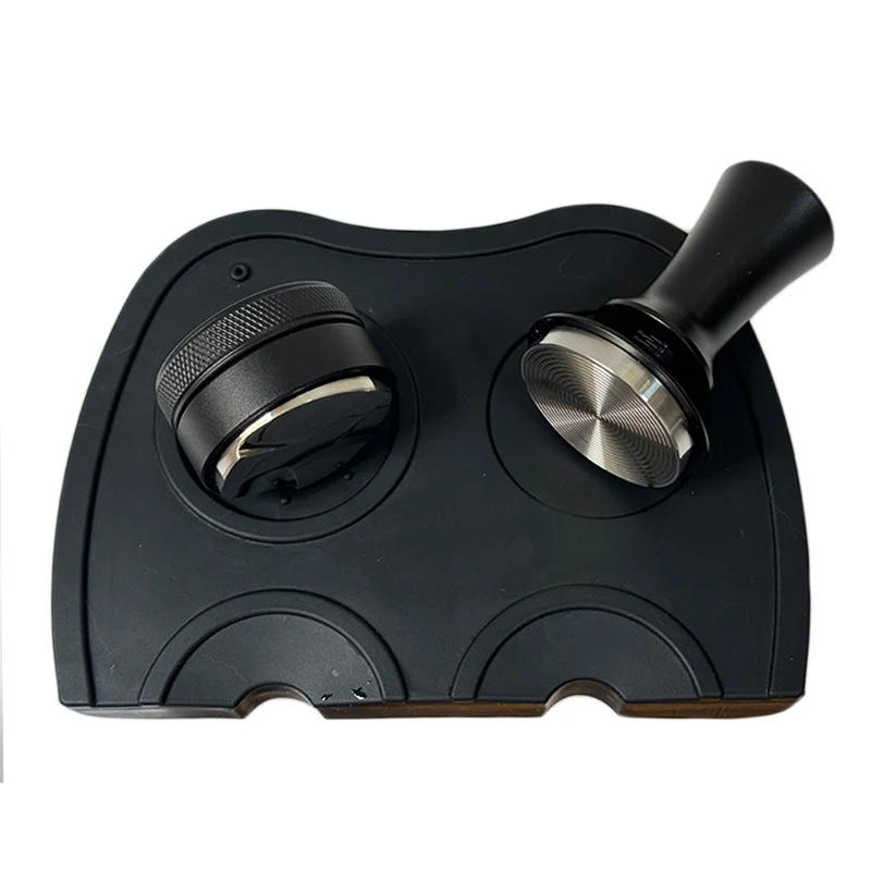 Description Picture 4 of item51mm 53mm 58mm Espresso Tamper Barista Coffee Tamper Kit Coffee Distributor and Coffee Tamper Mat Spring Stainless Steel Tampers