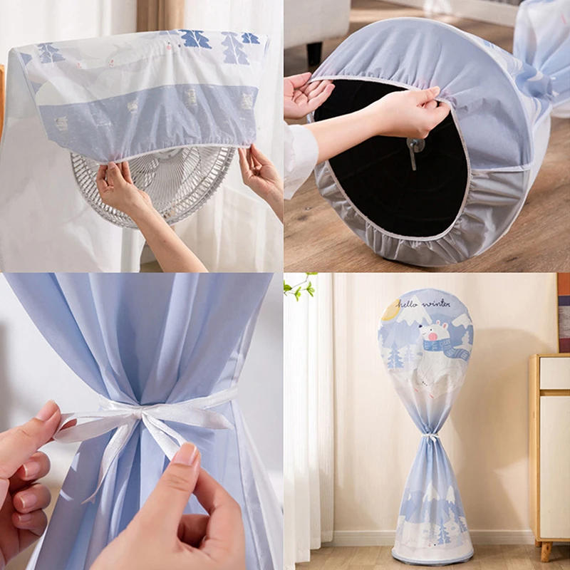 Description Picture 5 of itemPortable Dustproof All-inclusive Electric Fan Dust Cover Household Floor Fan Cover Waterproof Protective Cover Accessories