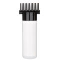 180ml with Graduated Scale Root Comb Applicator Bottle Refillable Multicolor Squeeze Bottle Applicator for Hair Oil Salon Care