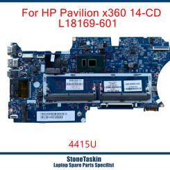 StoneTaskin Original L18169-601 For HP Pavilion x360 14-CD Laptop Motherboard 17879-1A Pentium 4415U 100% Tested Mainboard MB